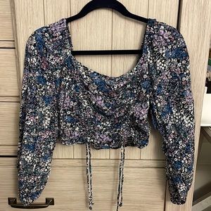 Floral crop top
